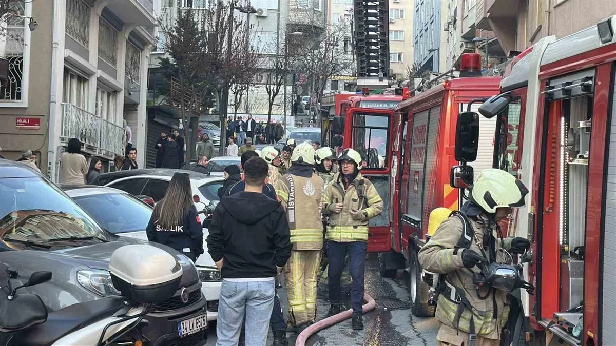 Şişli’de Otelde Yangın Paniği: Mahsur Kalan 6 Kişi Kurtarıldı