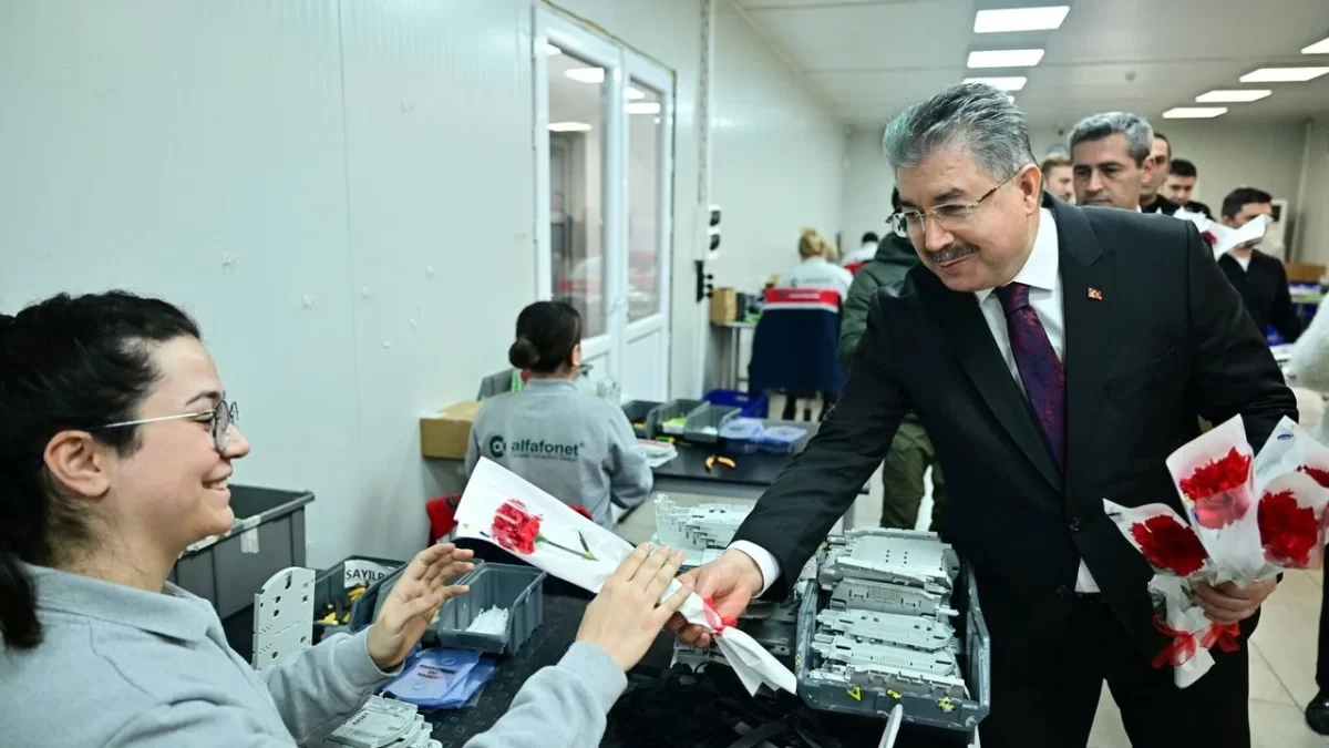 Vali Yılmaz’dan Kadın Çalışanlara 8 Mart Ziyareti