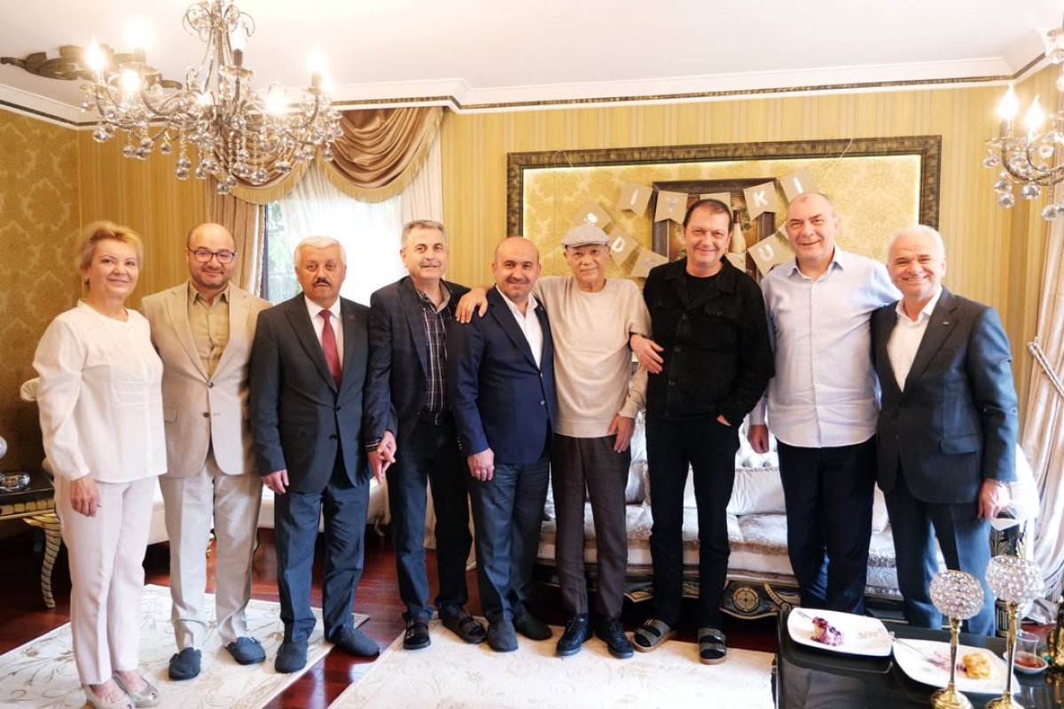 Eskişehir’in önde gelen isimlerinden ETB Başkanı Ömer Zeydan’a geçmiş olsun ziyareti