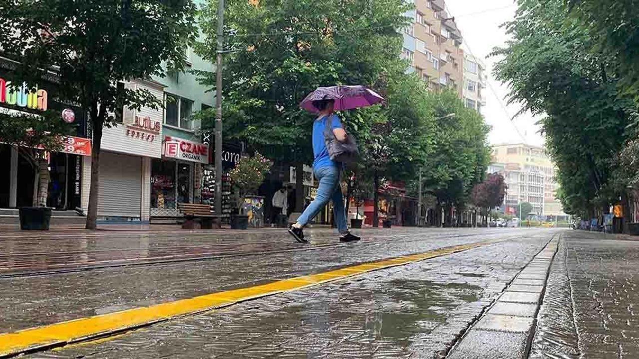 Meteoroloji’den Eskişehir’e Gök Gürültülü Sağanak Uyarısı