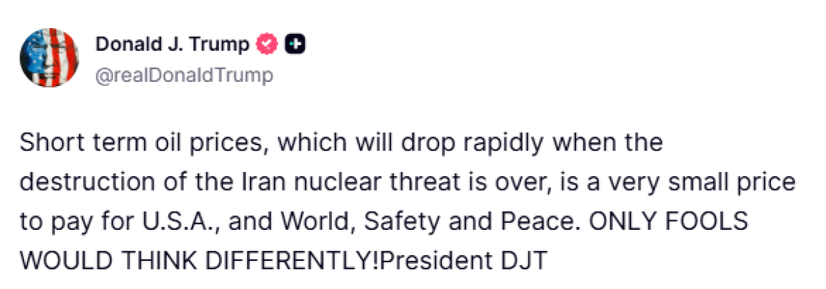 Trump: Petrol Fiyatlarındaki Artış Geçici