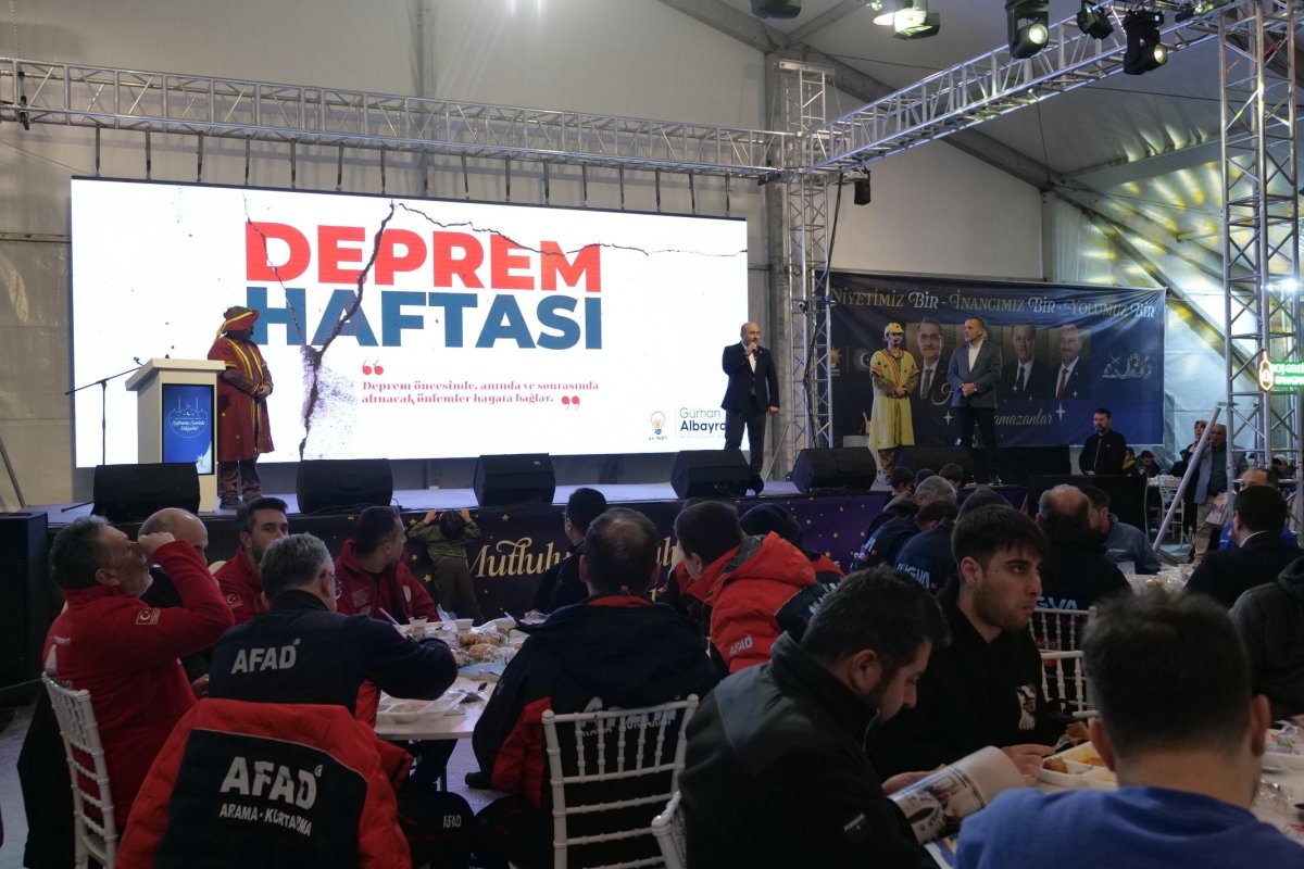 Arama Kurtarma Ekipleri İftar Sofrasında Buluştu