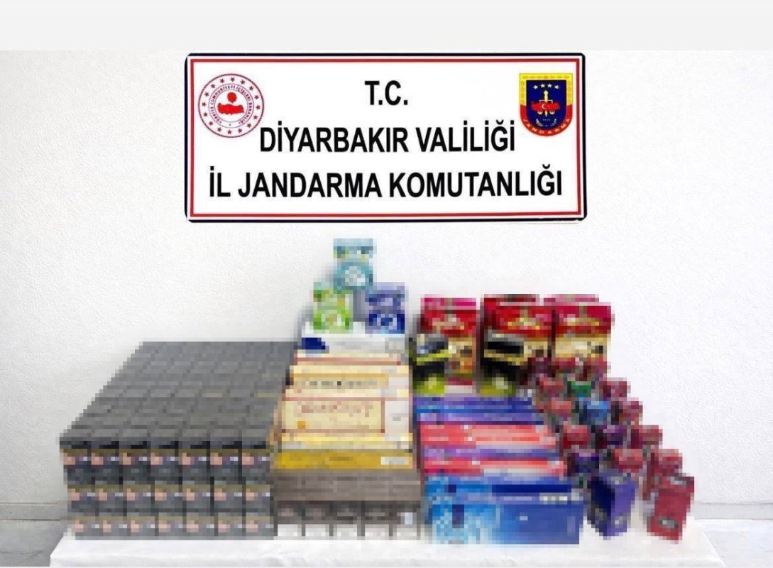Diyarbakır’da Kaçakçılık Operasyonu: Çok Sayıda Ürün Ele Geçirildi