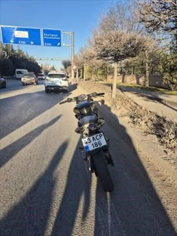 Eskişehir’de ehliyetsiz motosiklet sürücüsüne 200 bin TL ceza