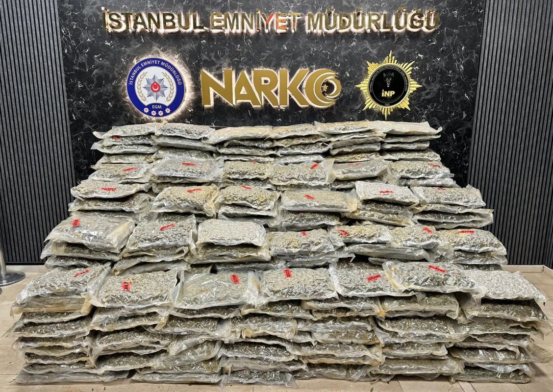 Küçükçekmece’de 527 Kilo Uyuşturucu Ele Geçirildi