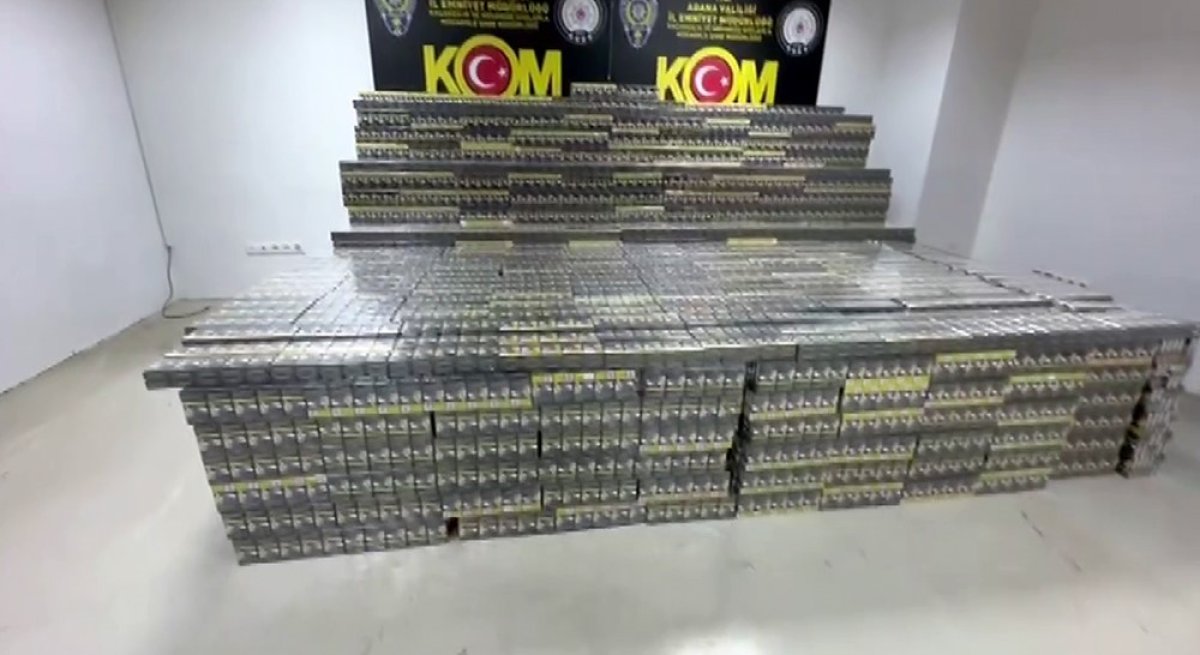 50 bin paket kaçak sigara yakalattı, "Ucuza bulunca toplu satın aldım" dedi
