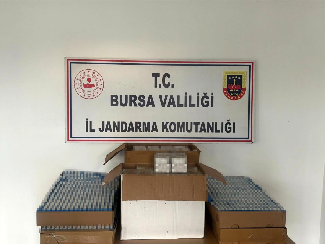 Bursa’da Kaçakçılığa Darbe: 37 Bin Kaçak Sigara Ele Geçirildi