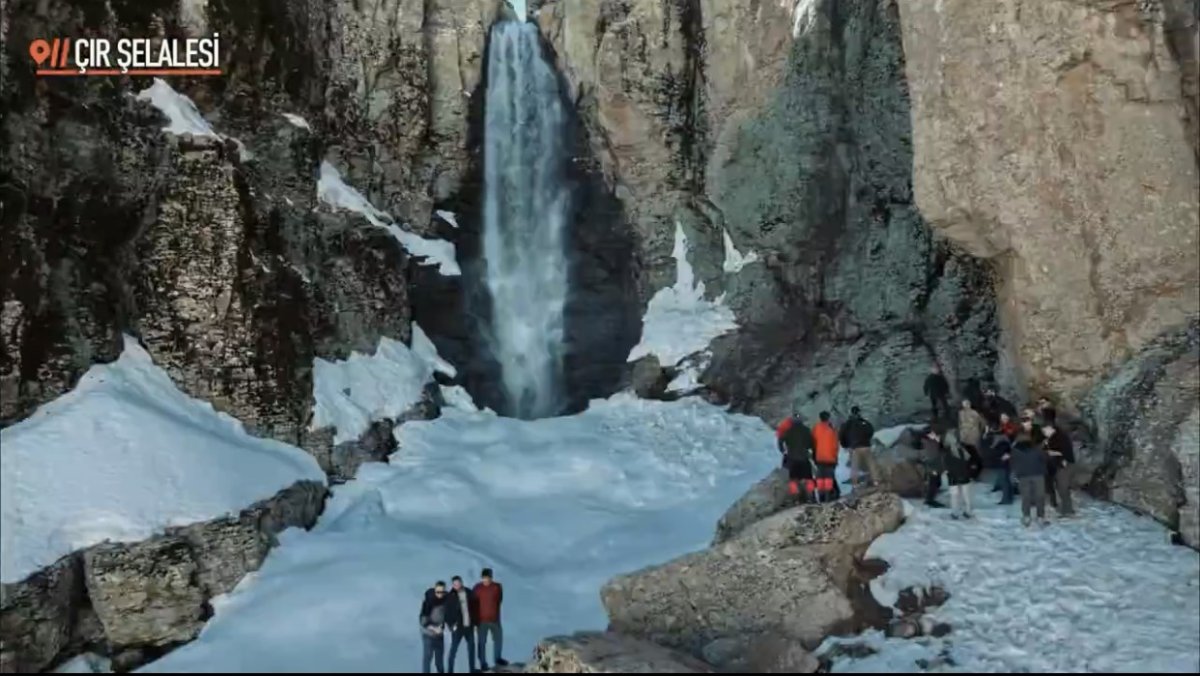 Çır Şelalesi Ziyaretçilerini Ağırlıyor
