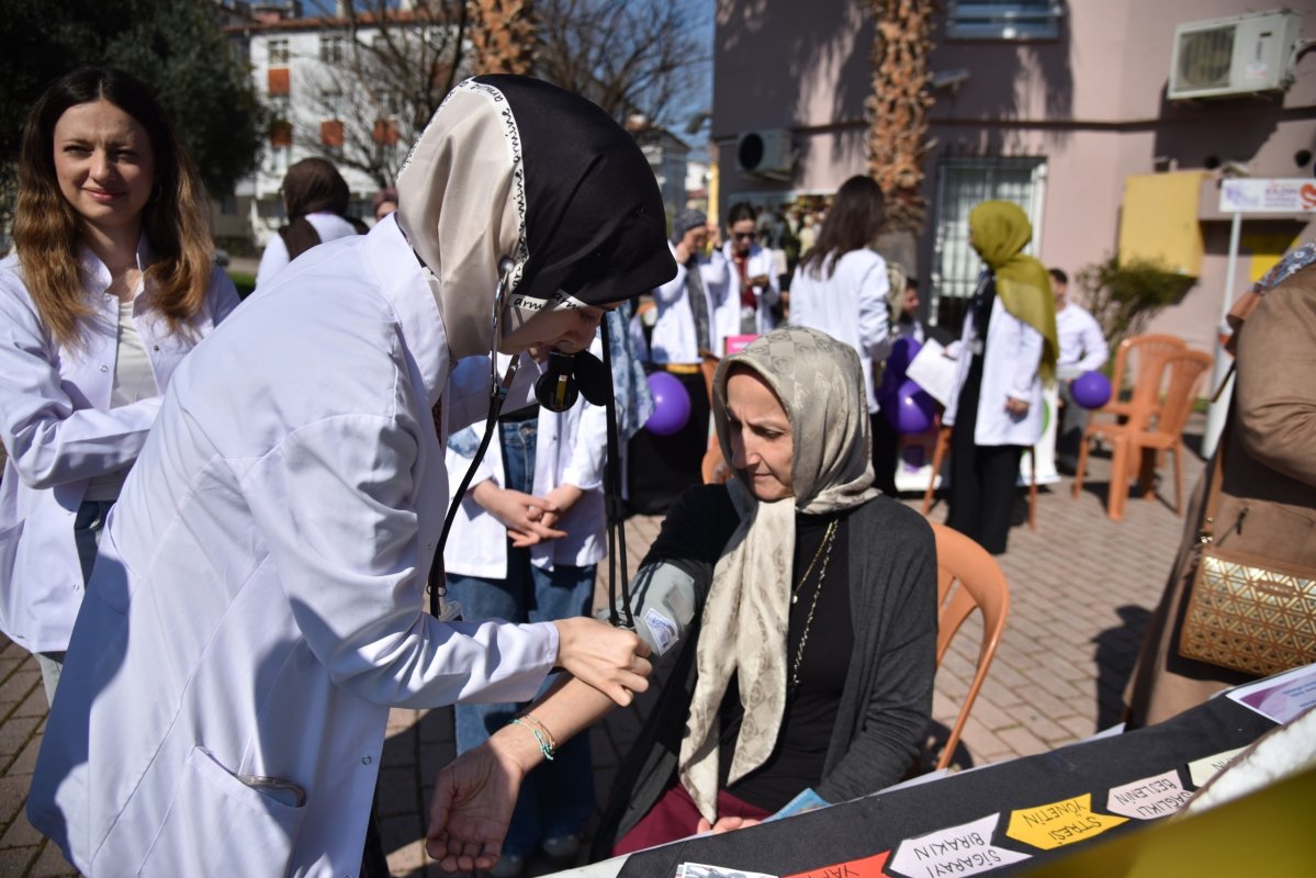 Atakum’da Vatandaşlara Genel Sağlık Taraması Yapıldı