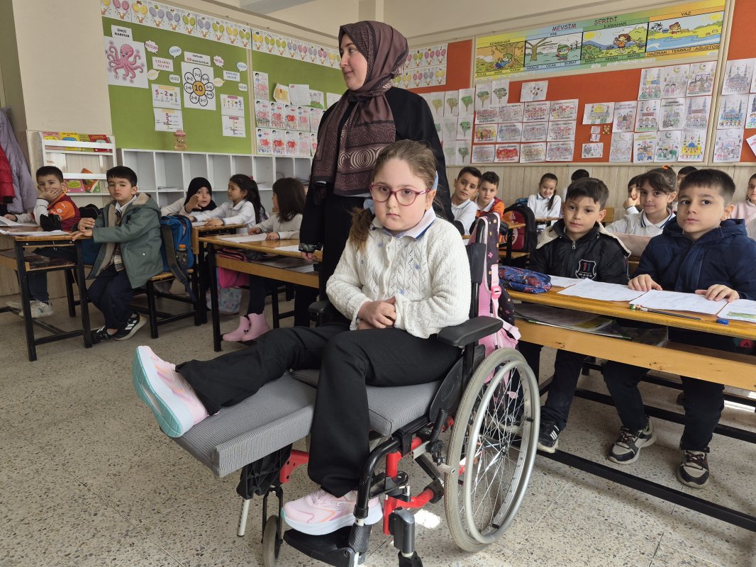 Zeynep İkra’ya Okulunda Engelsiz Erişim