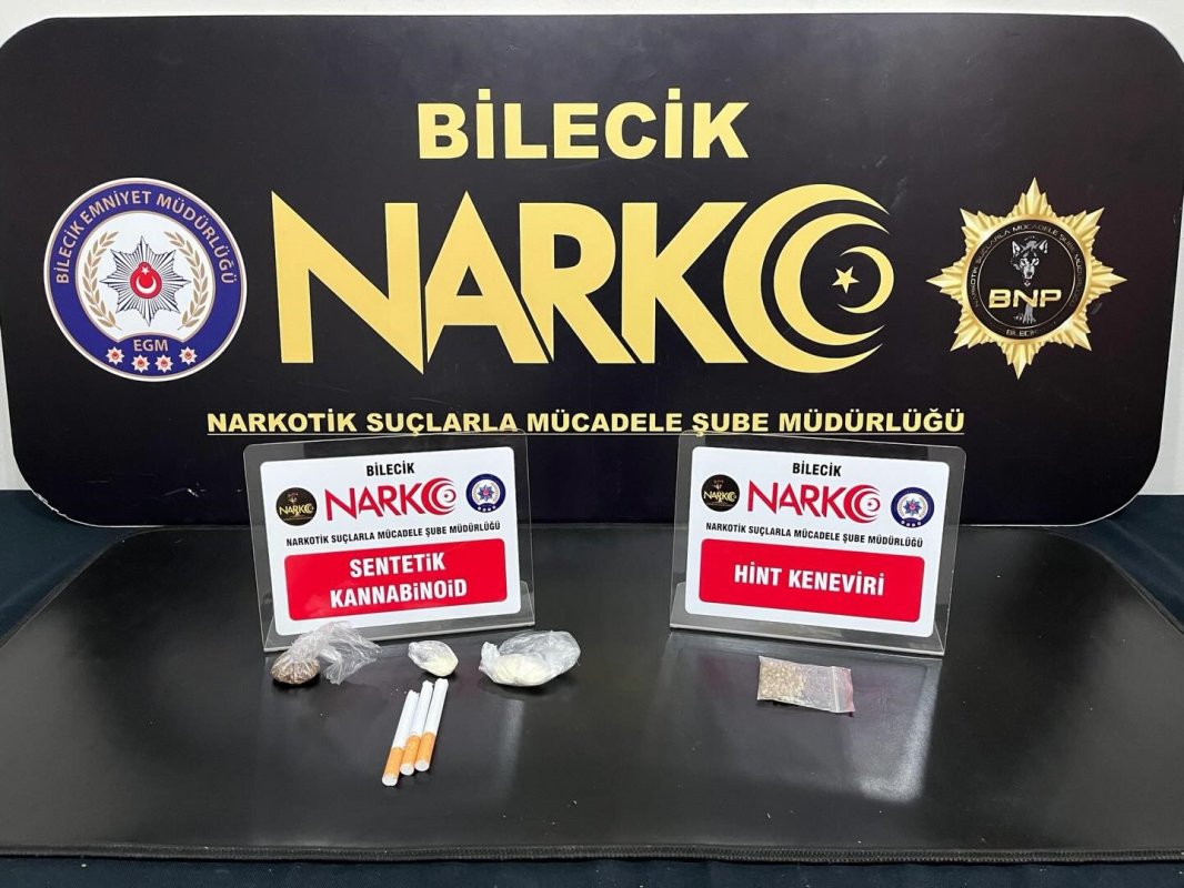 Bilecik’te Uyuşturucu Operasyonu: 1 Gözaltı
