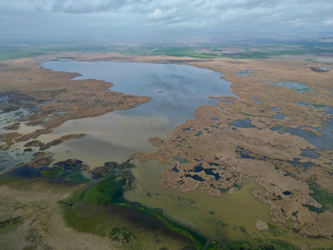 Eber Gölü’nde Su Seviyesi Gözle Görülür Şekilde Arttı