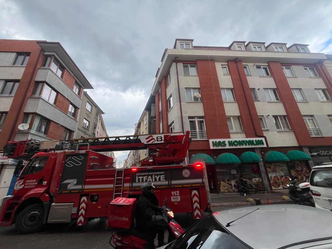 Pide Salonunun Bacasında Yangın Paniği