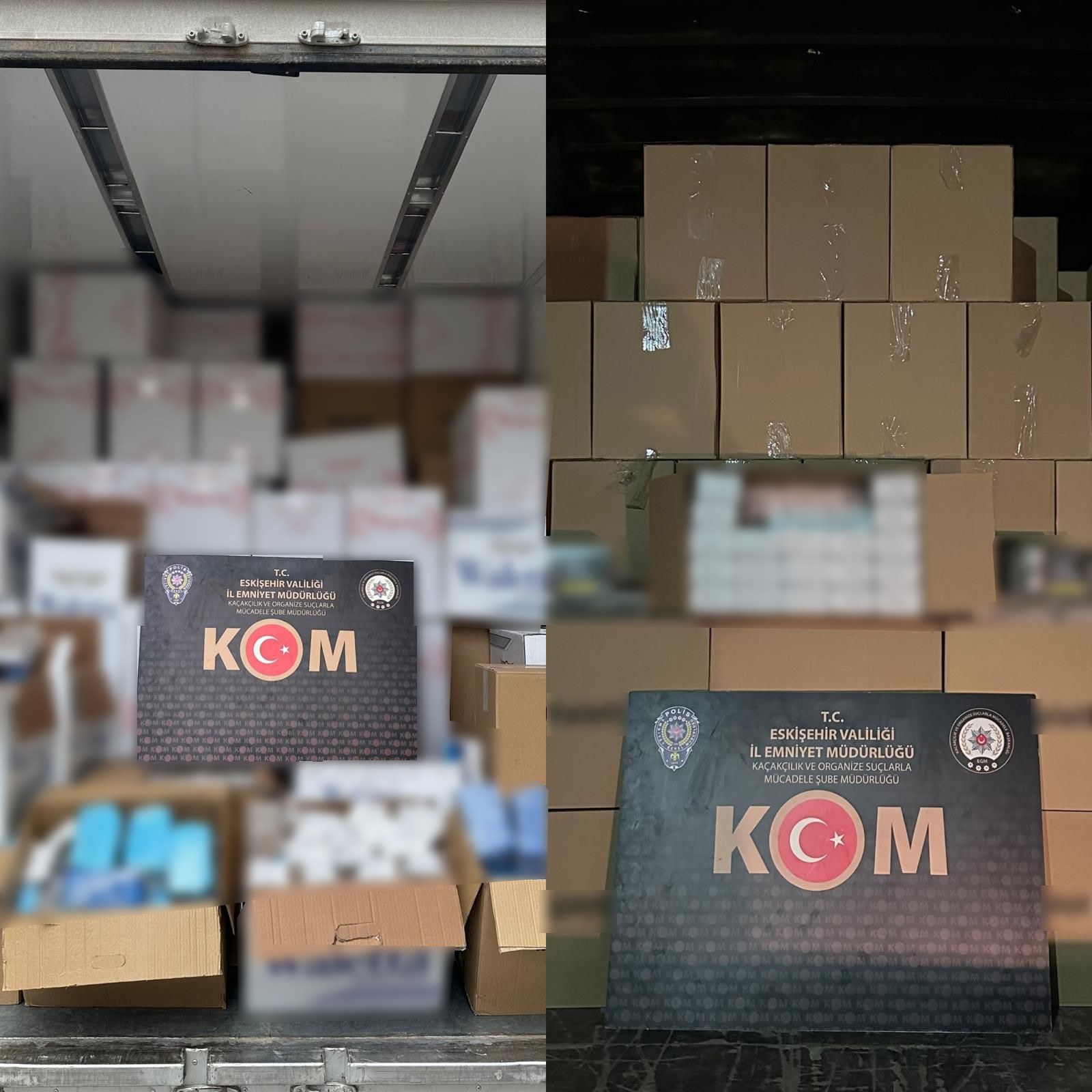 Eskişehir’de Dev Kaçak Tütün Operasyonu: 5 Milyona Yakın Makaron Ele Geçirildi, 2 Tutuklama