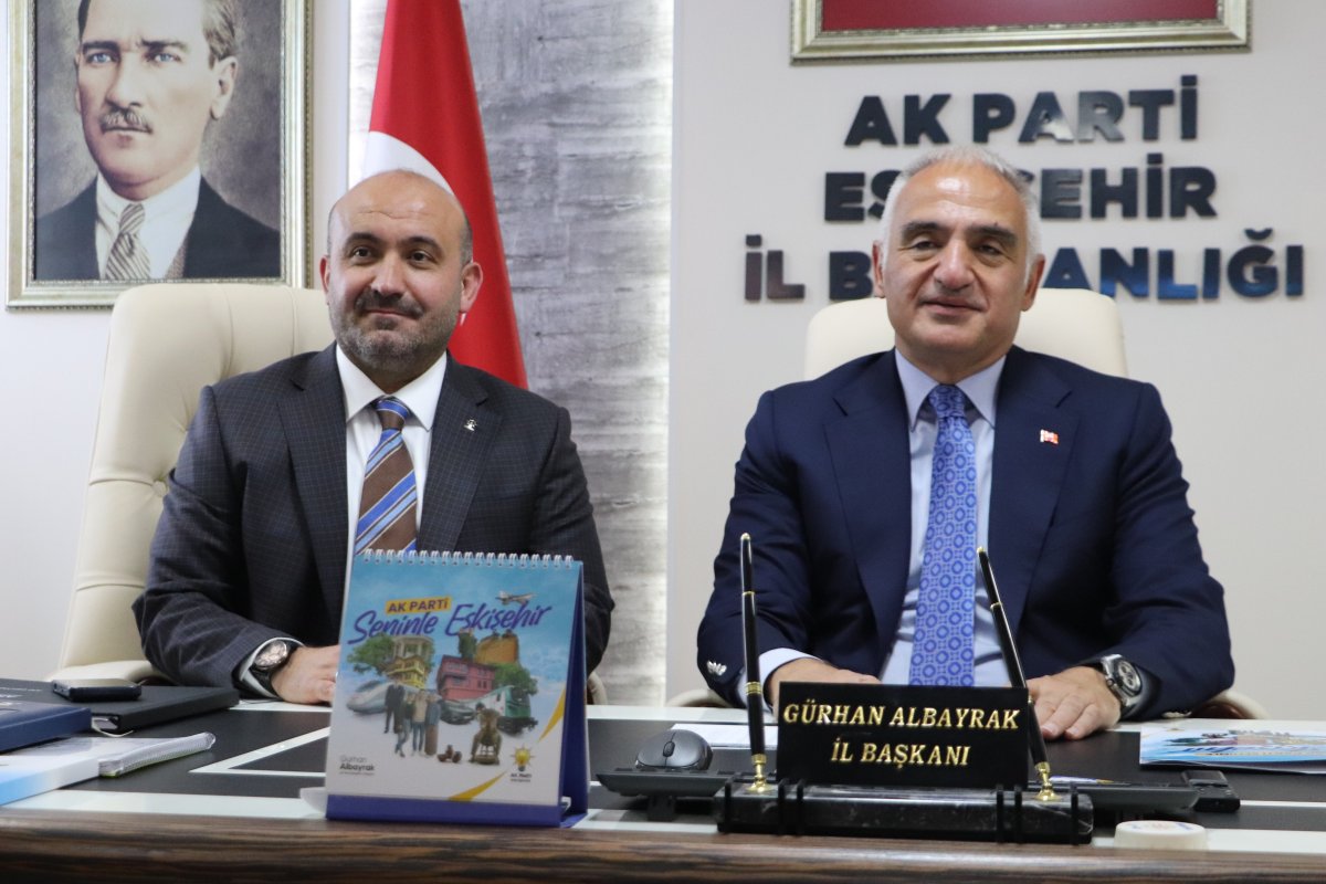 Bakan Ersoy’dan AK Parti Eskişehir İl Başkanlığı’na Ziyaret