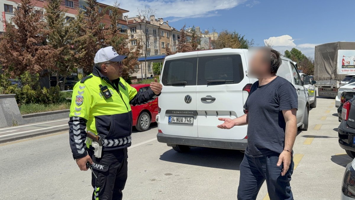 Ters Yönden Gelen Sürücüden Polise: “Sen Burada Tuzak Kuruyorsun”