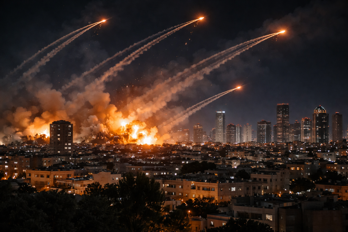 İran’dan İsrail’e 3 Dalga Füze Saldırısı