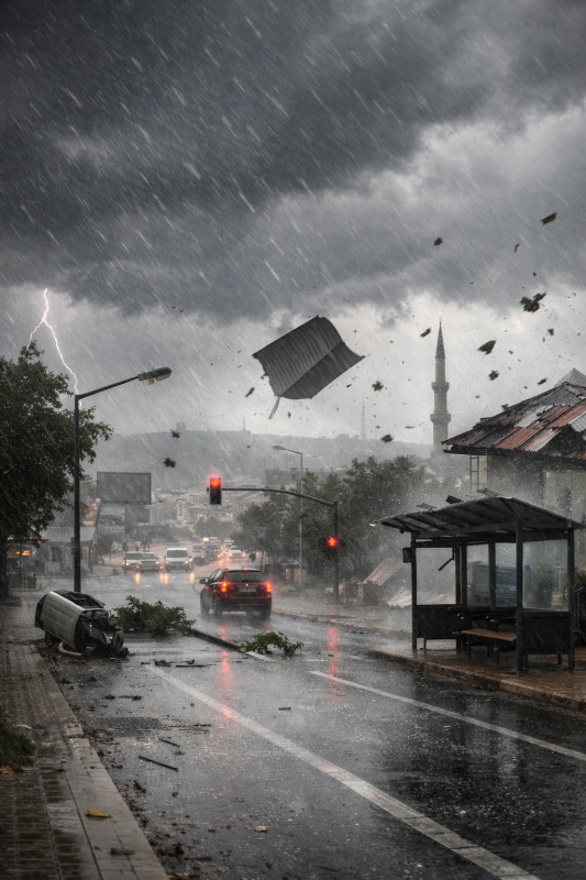 Eskişehir İçin Fırtına Uyarısı Yapıldı