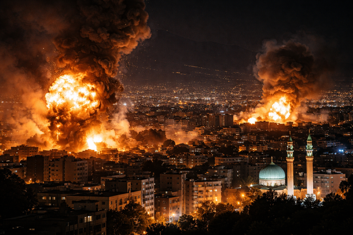 Tahran’da Şiddetli Patlamalar