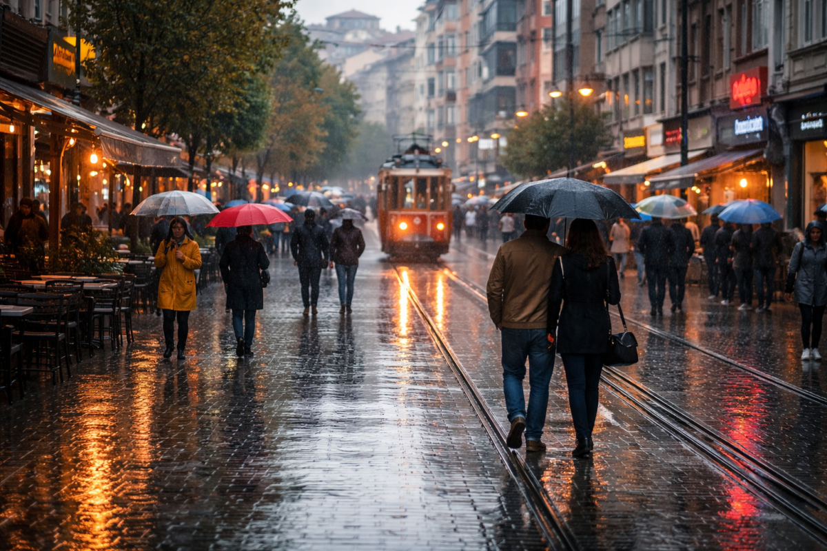 Eskişehir’de Sağanak Yağış Etkisini Sürdürüyor