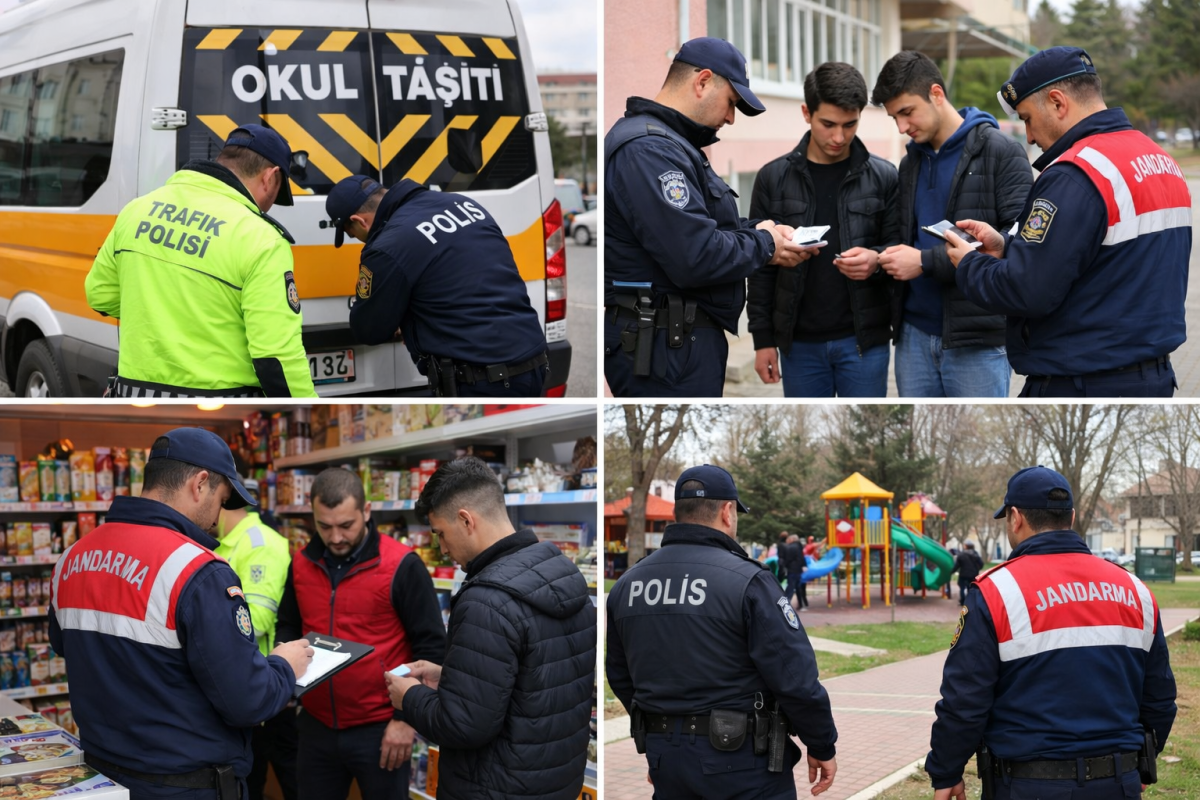 Eskişehir’de Okul Servisleri Ve Çevresine Sıkı Denetim