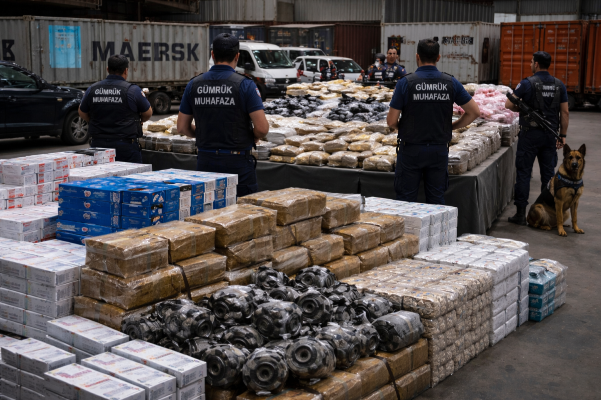Gümrüklerde Rekor Operasyon 3 Ayda 21 Milyar Liralık Kaçak Eşya Yakalandı