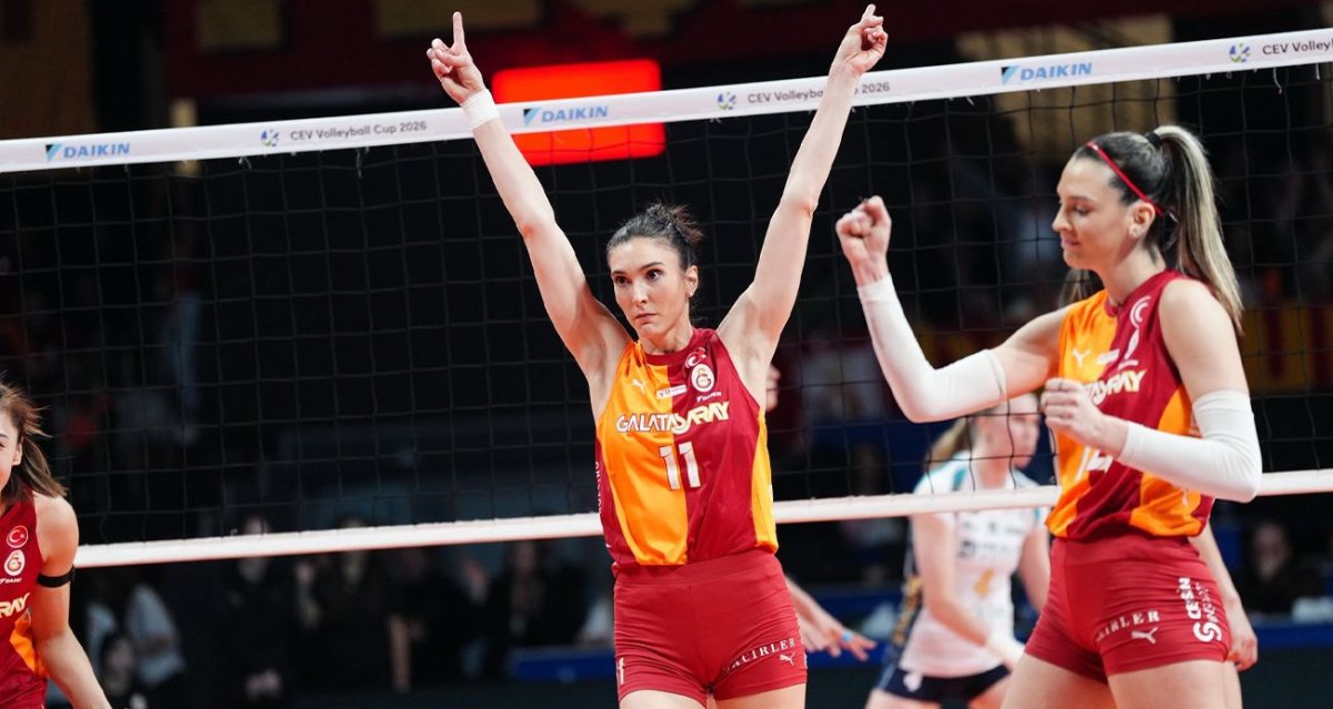 Galatasaray CEV Kupası Şampiyonu Oldu! Tarihi Zafer Burhan Felek’te Geldi