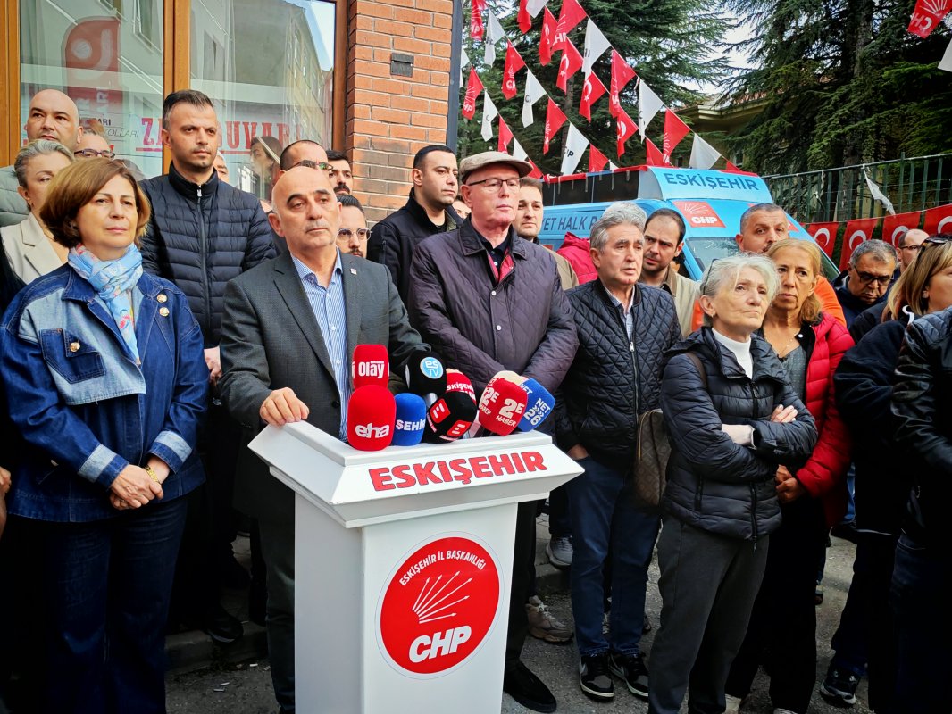 CHP Genel Merkezi’ne yönelik müdahaleye Eskişehir’den protesto