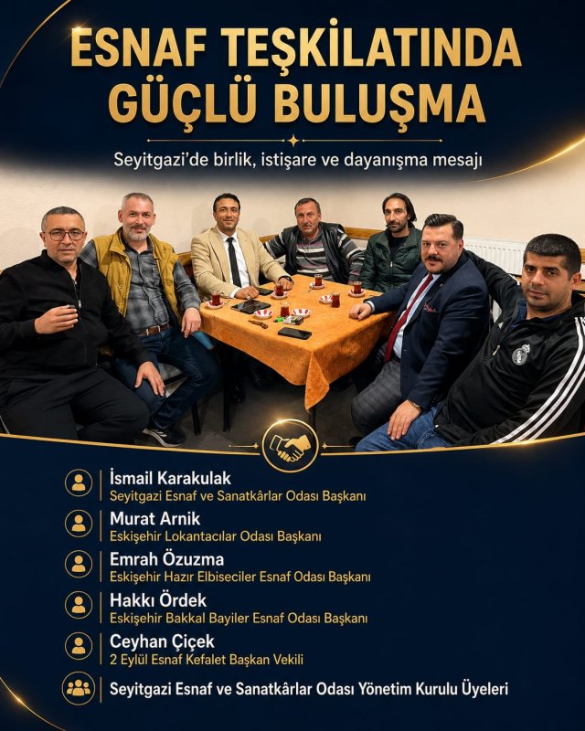 Eskişehir Bakkal ve Bayiler Esnaf Odası Başkanı Hakkı Ördek: ''Ekrem Birsen’in yanındayız''
