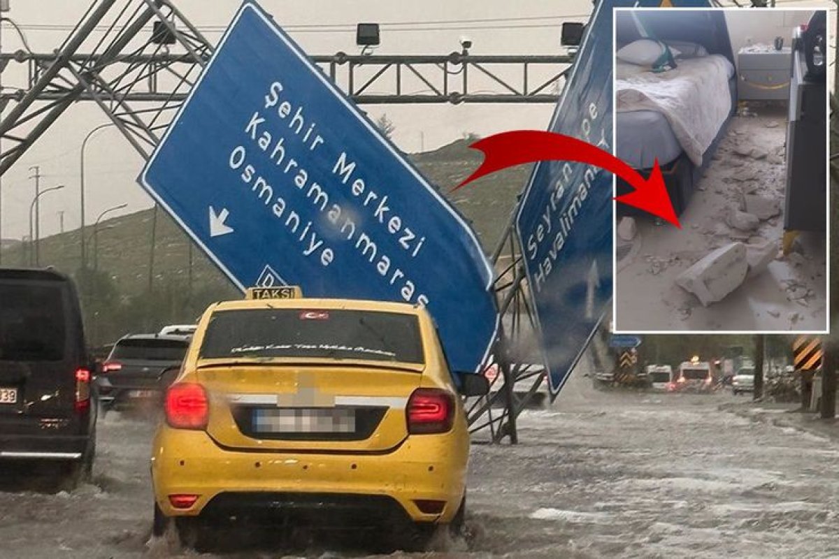 Gaziantep’i Süper Hücre Vurdu: 23 Yaralı, Okullar Tatil