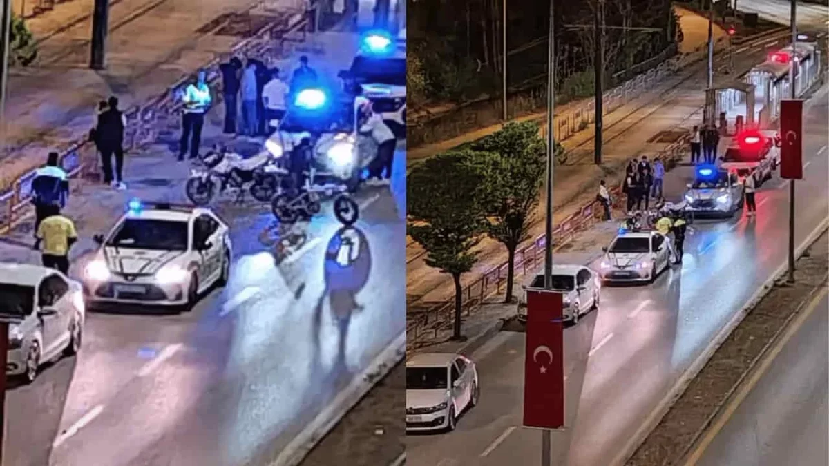 Gökmeydan’da Gece Kazası: Otomobil Ve Motosikletler Çarpıştı
