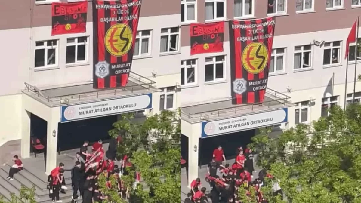 Kritik Maç Öncesi Okullarda Eskişehirspor Coşkusu