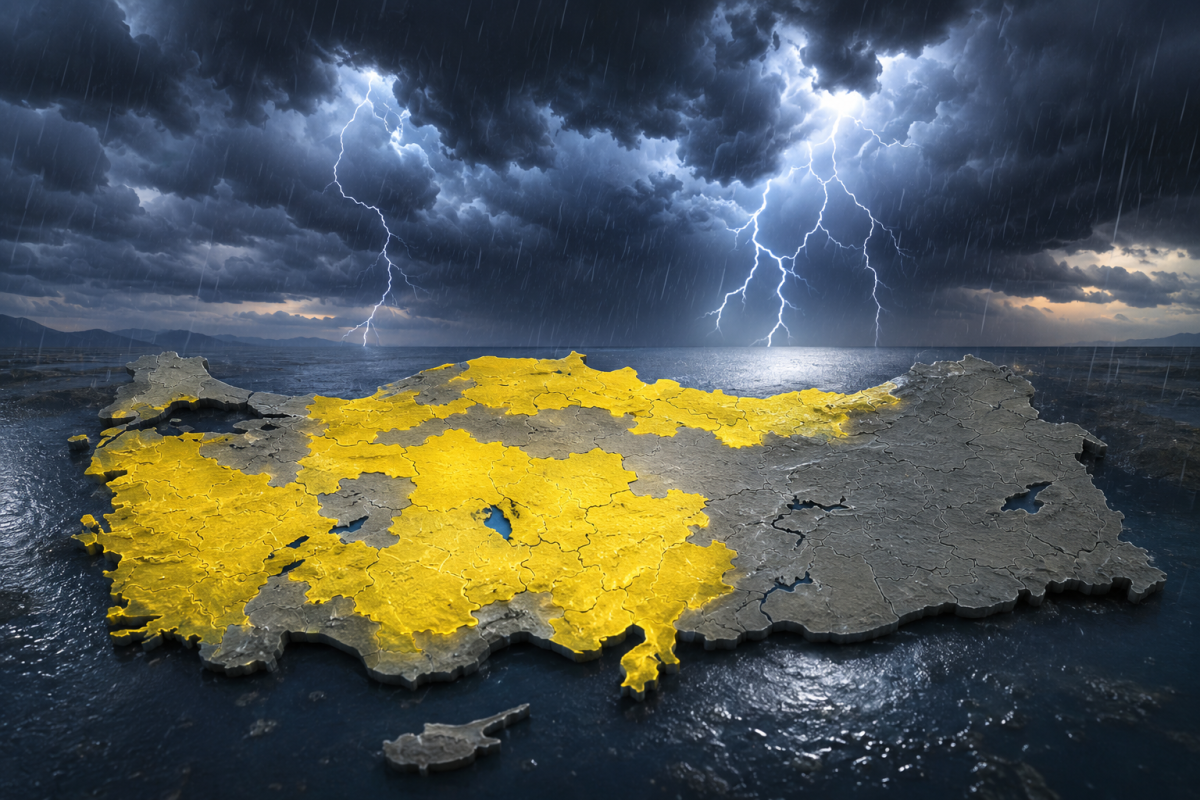 Meteoroloji’den Kuvvetli Yağış Uyarısı: Ankara, Eskişehir ve 30’dan Fazla İl İçin Sarı Alarm