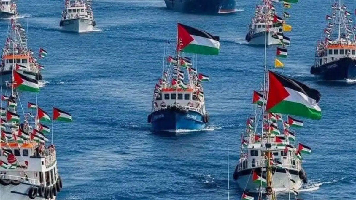 İsrail Donanması Küresel Sumud Filosuna Müdahale Etti: Akdeniz’de 11 Gemiden İrtibat Kesildi