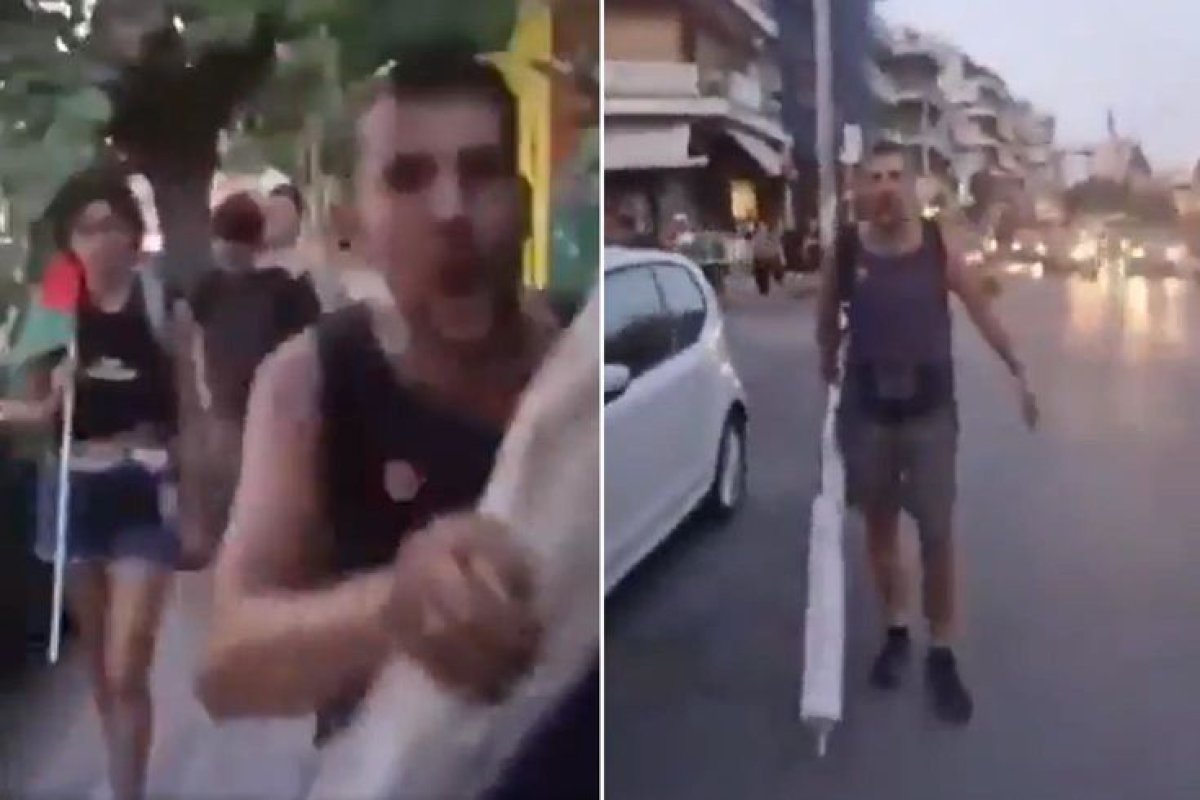Yunan Halkı Tatile Gelen İsrail Askerlerine Tepki Gösterdi