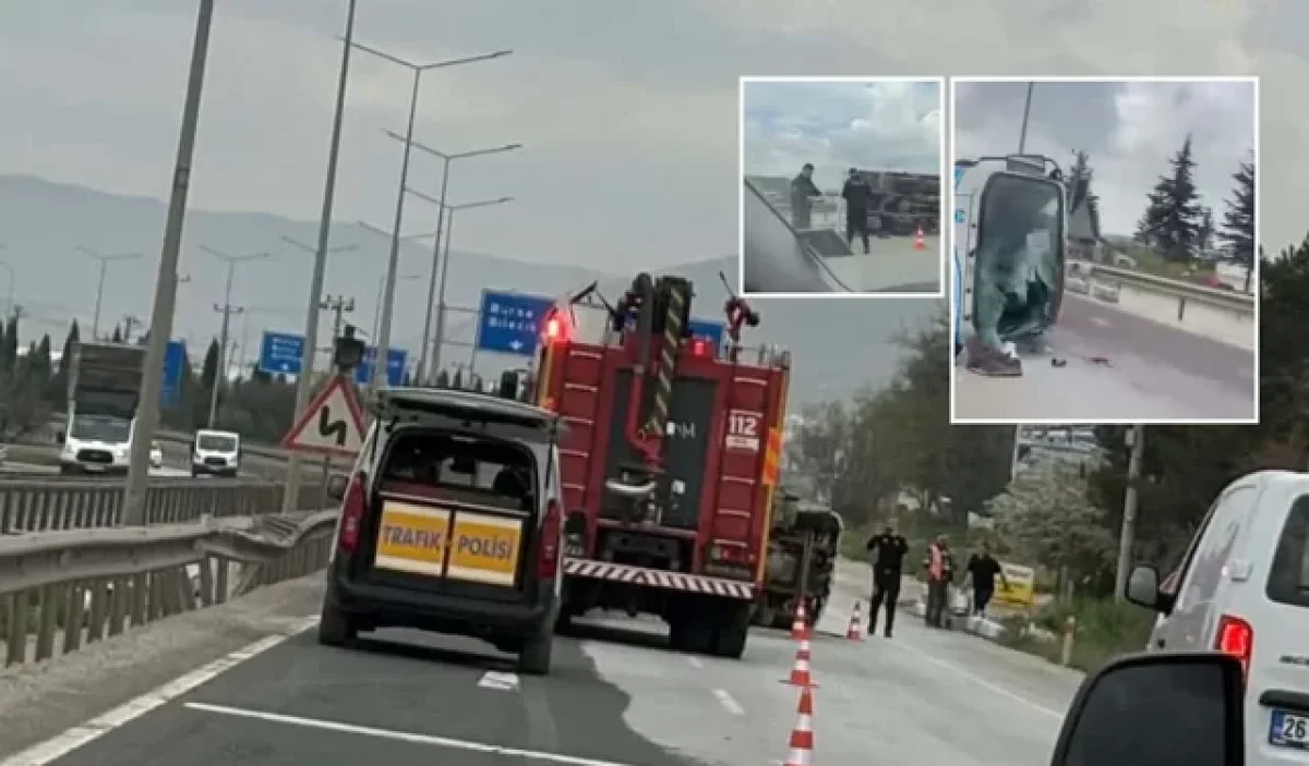Eskişehir-Bozüyük Karayolunda Zincirleme Kaza Paniği
