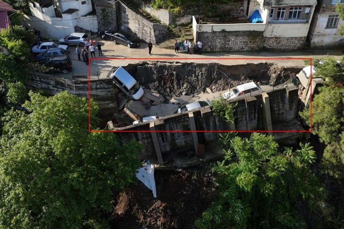 Hatay’da Şiddetli Yağış Felaketi: Çöken Yol Araçları Yuttu