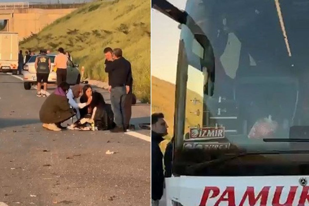Bursa’da Yolcu Otobüsü Kaza Yaptı: Muavin Yola Savruldu